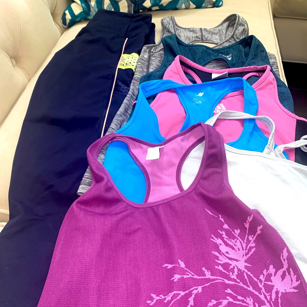 7 items workout clothes